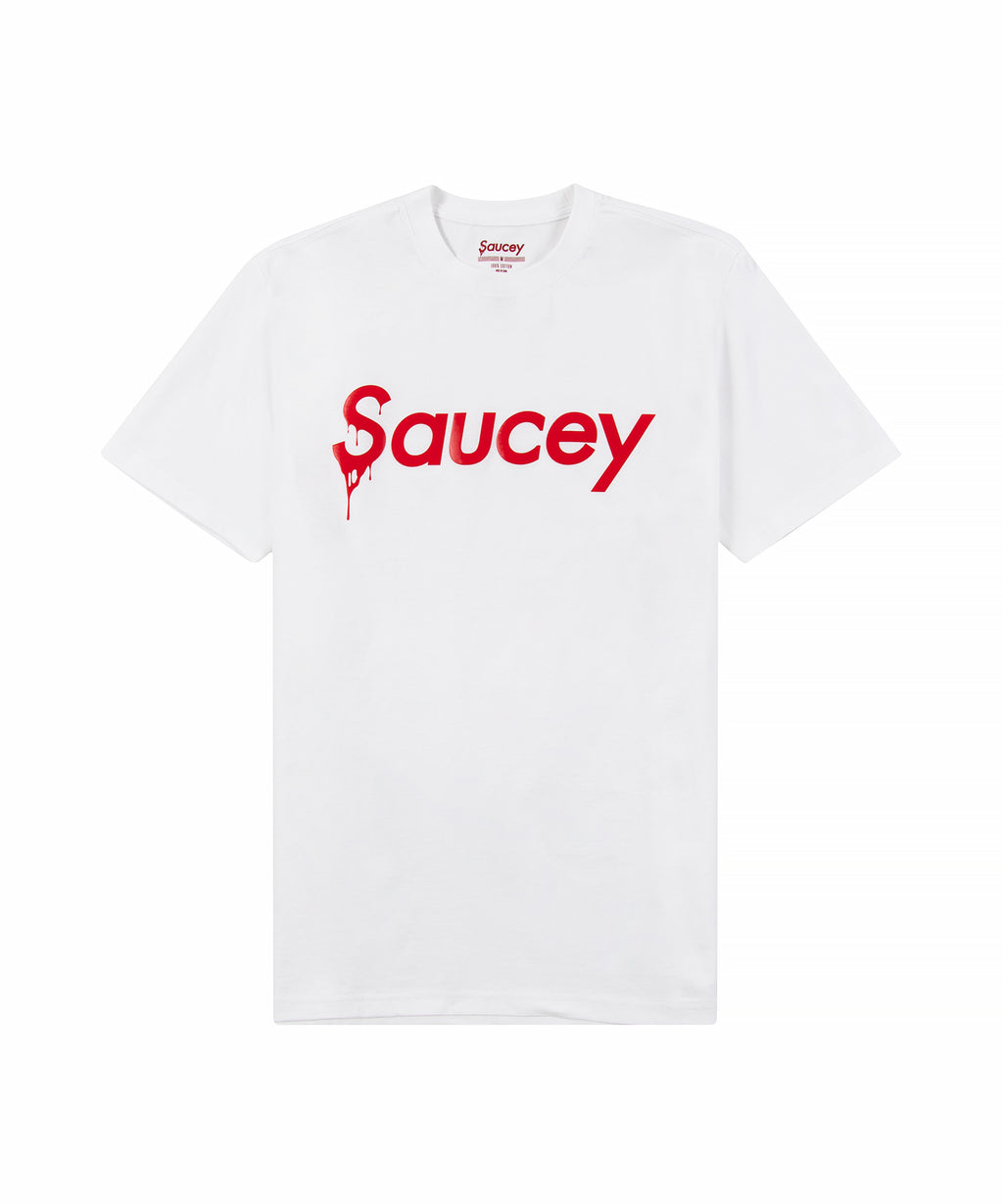 New Saucey White T-Shirt